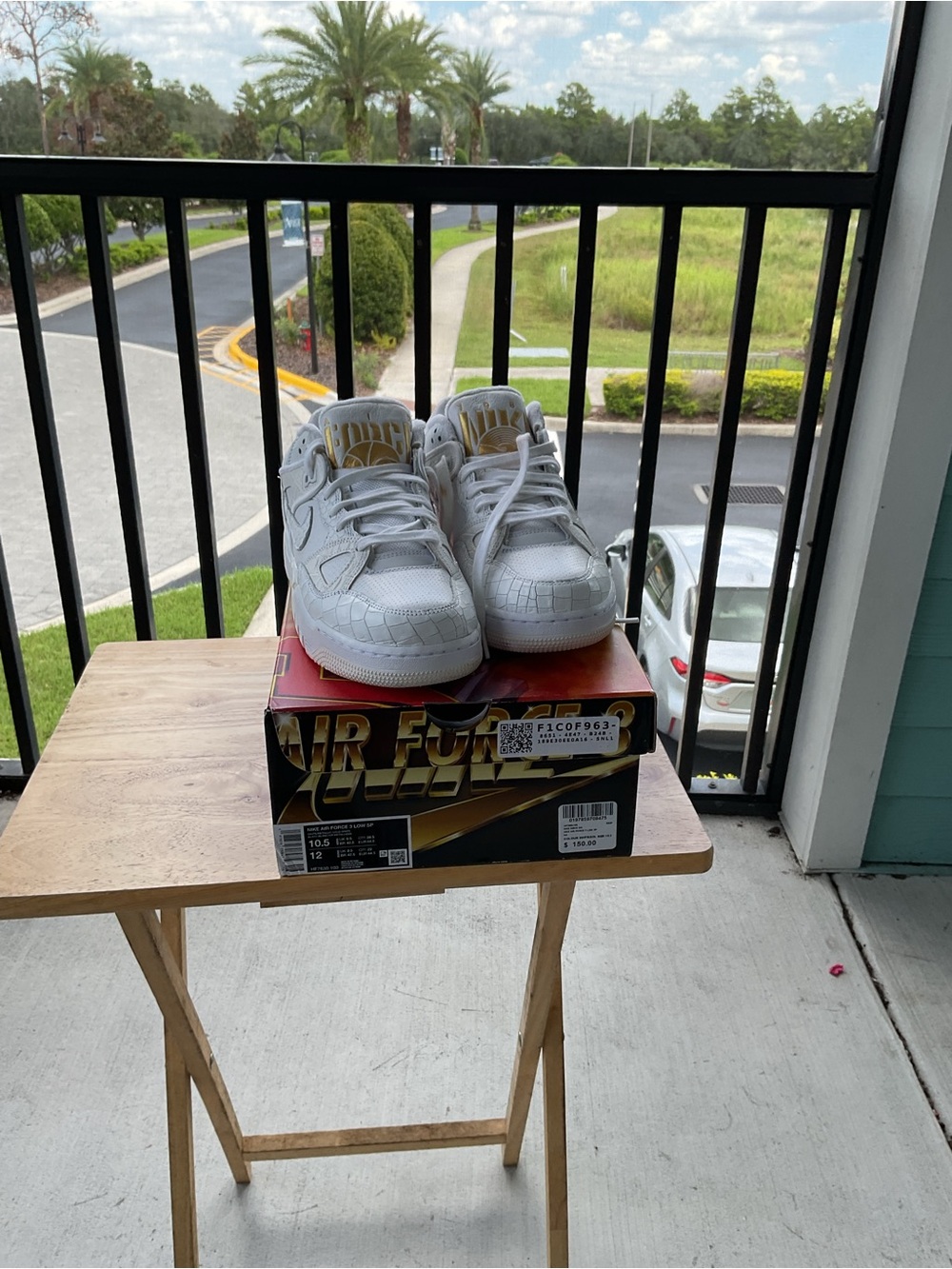 Nike Air Force 3 Low - Nigo - White/Gold
Size 10.5
